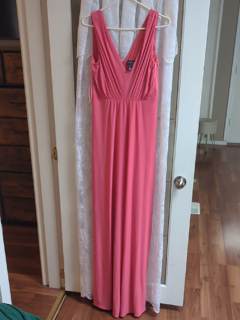 long tall sally Maxi Dress in Coral Pink